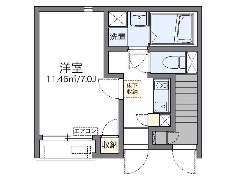 レオネクストソラーナ尾島 間取図