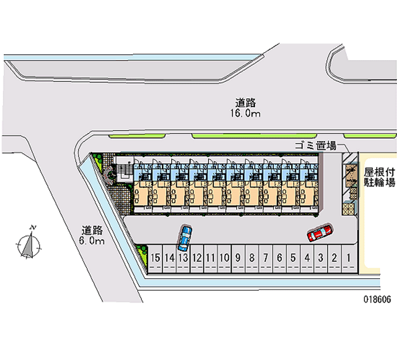 レオパレス丸ノ口 月極駐車場