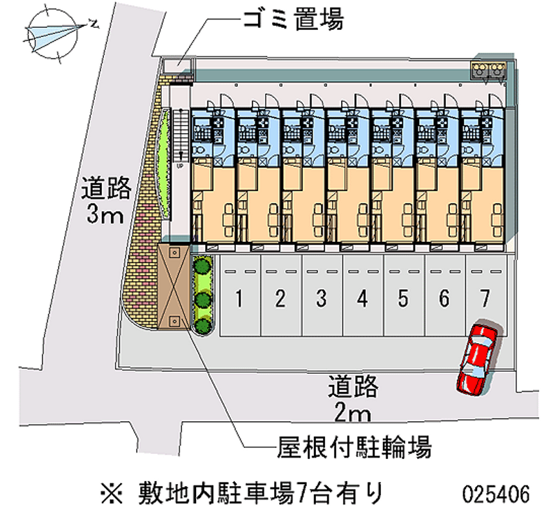 25406 Monthly parking lot