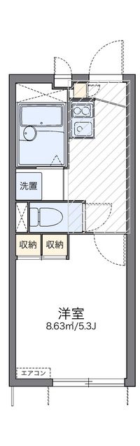 レオパレスサン　ミラード 間取り図