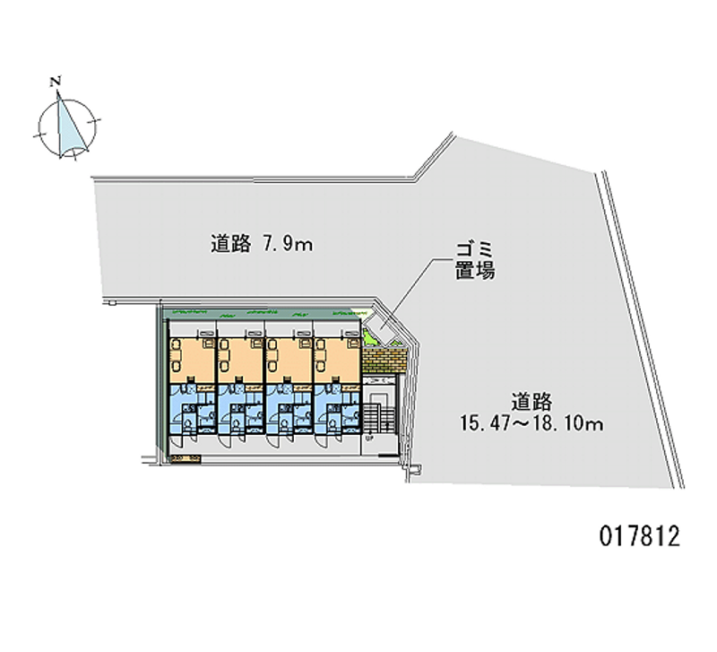 レオパレス天神ノ森 区画図