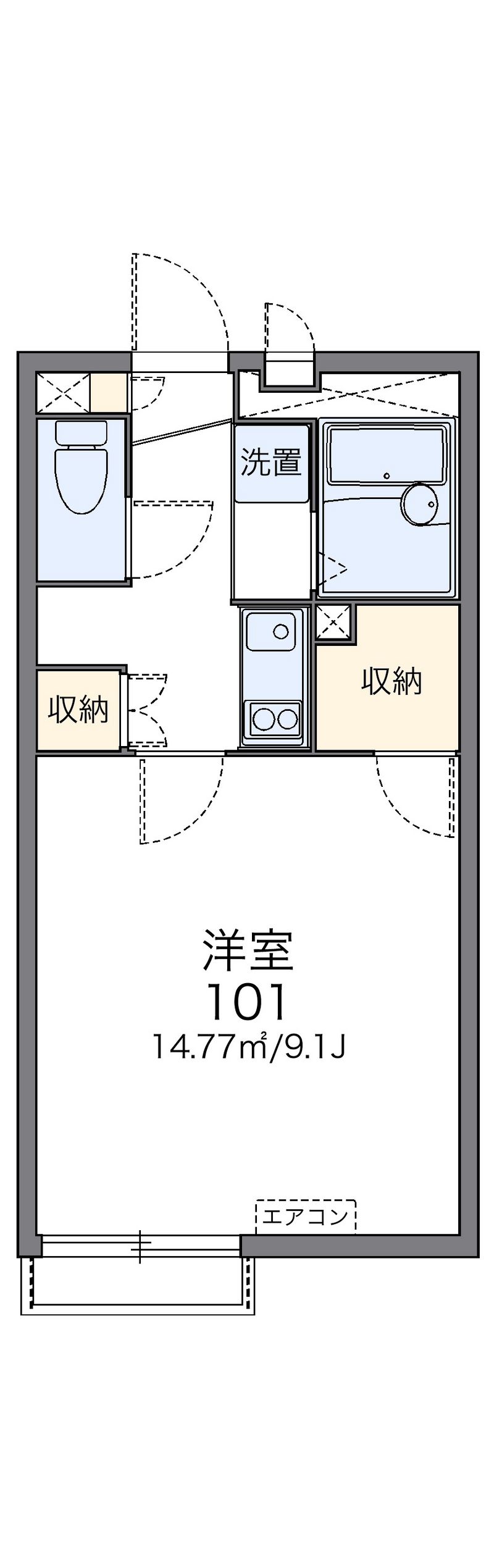 レオネクストイーグル 間取図