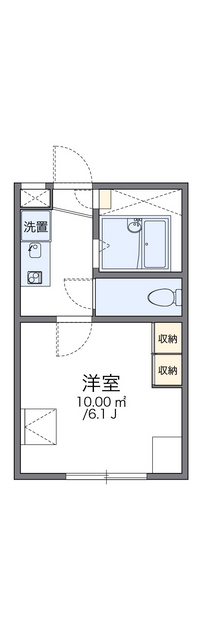 レオパレス華みずきⅡ 間取り図