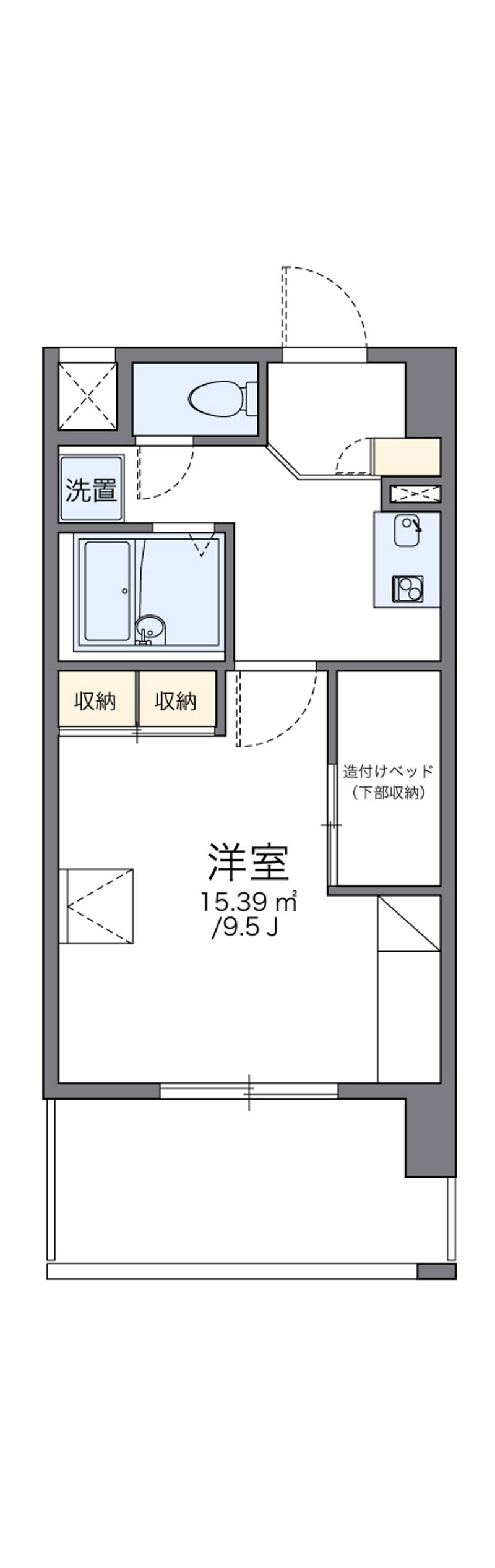 レオパレスＲＥＺＯＮ中百舌鳥 間取図