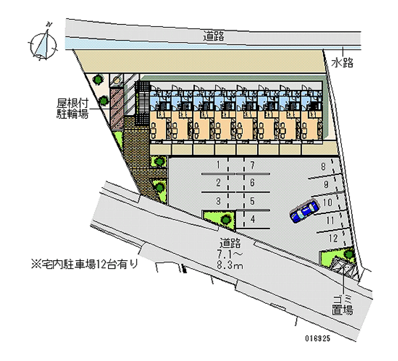 16925月租停車場