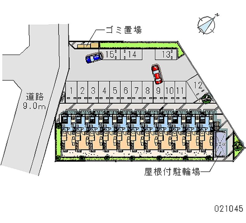 21045月租停車場