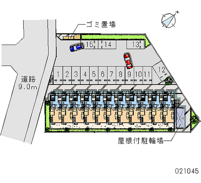 21045 Monthly parking lot