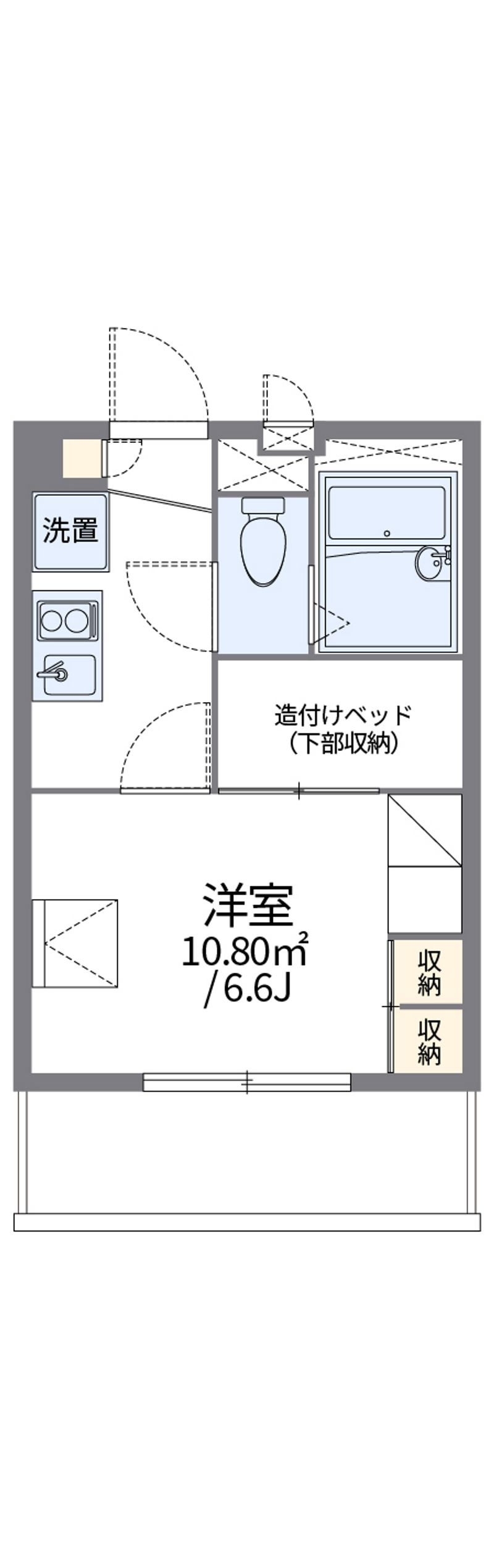レオパレスＭ　Ｏ 間取図