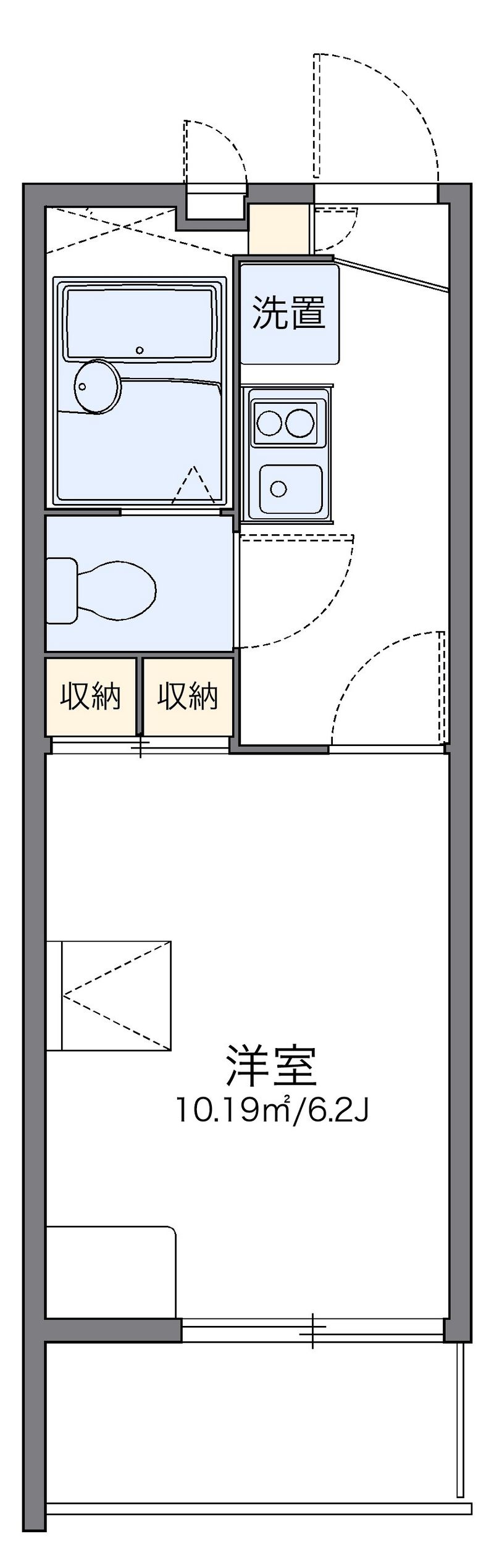 レオパレスドマーニ 間取図