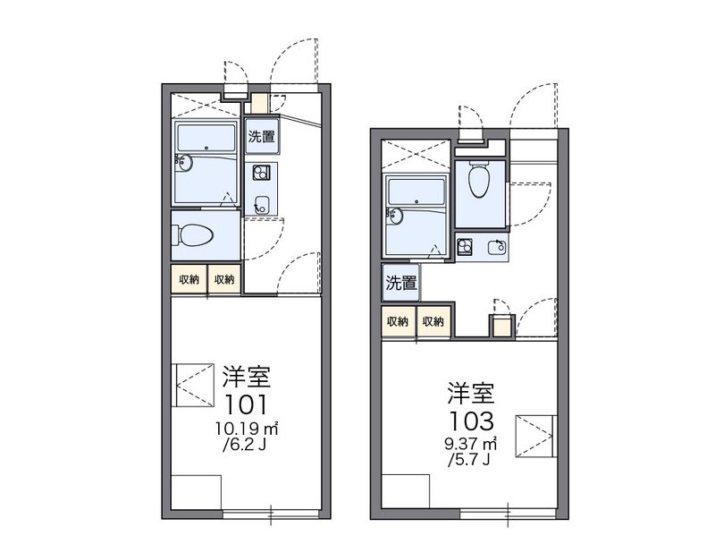 レオパレスワイズ 間取図