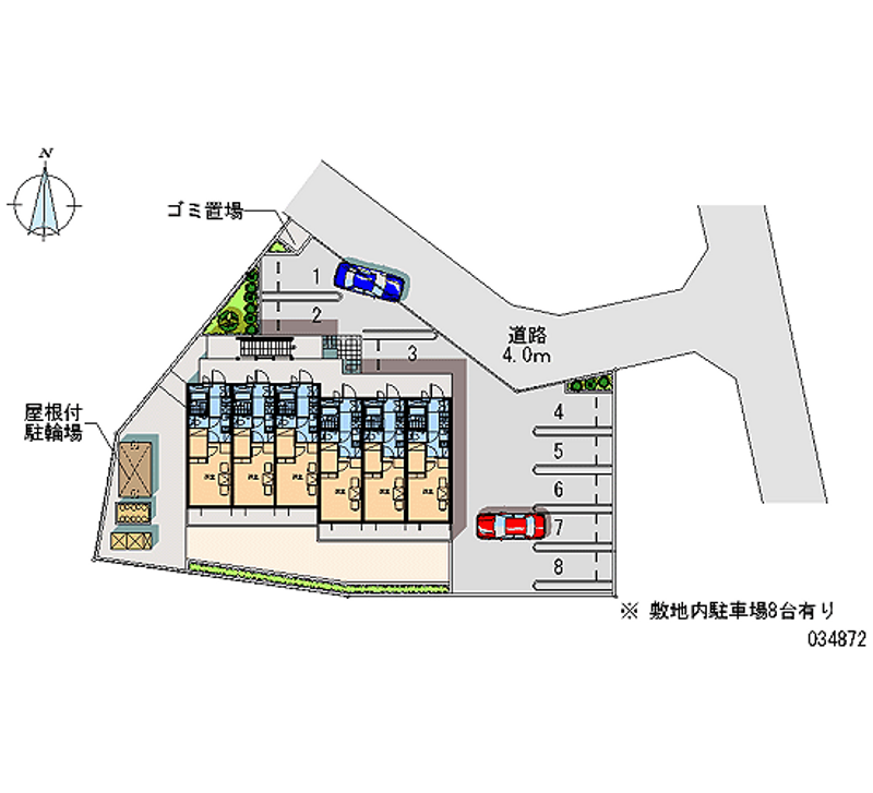 レオパレス妙慶 月極駐車場