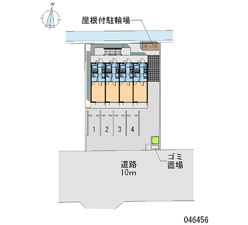 レオパレスアムール大宮Ⅱ 区画図