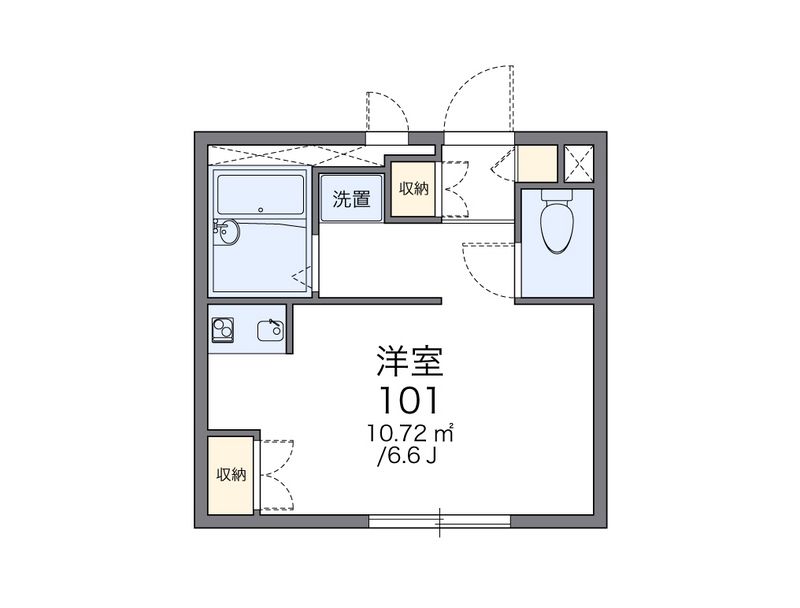 レオパレスＣｒｅｓｔ 間取図