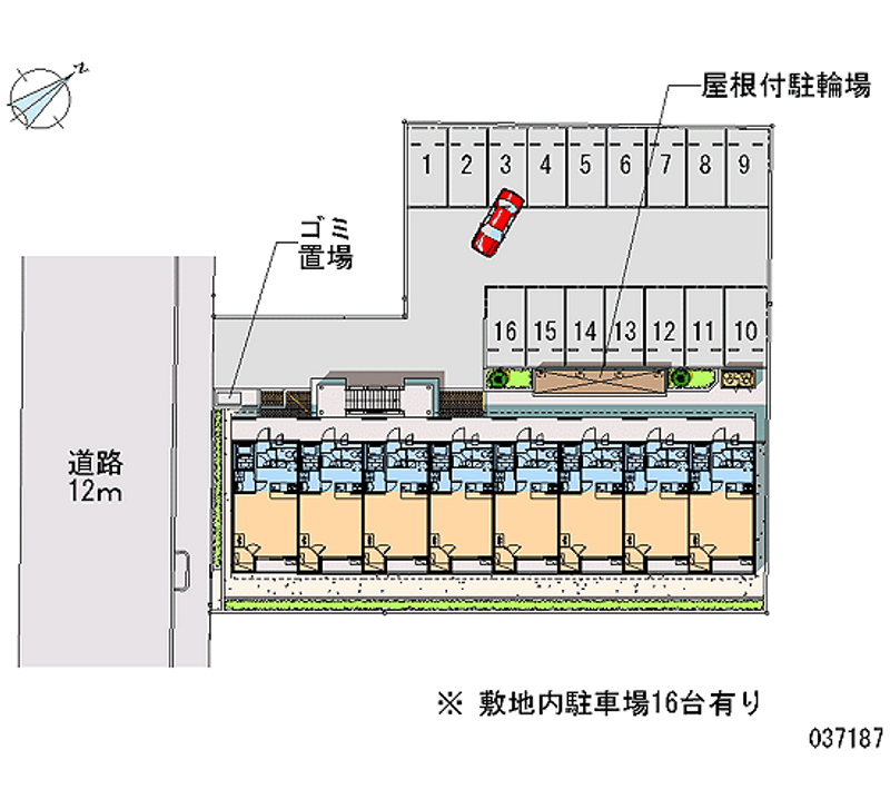 37187月租停車場