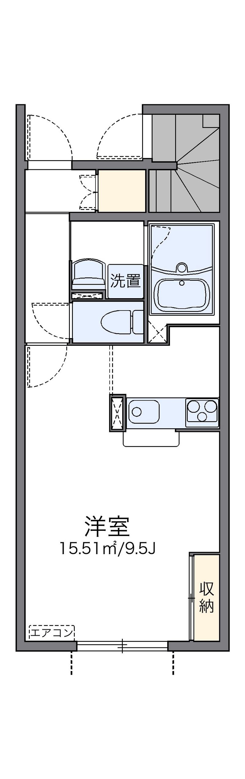 レオネクストオ　モンターニュＡ 間取り