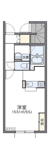 レオネクストオ　モンターニュＡ 間取り図