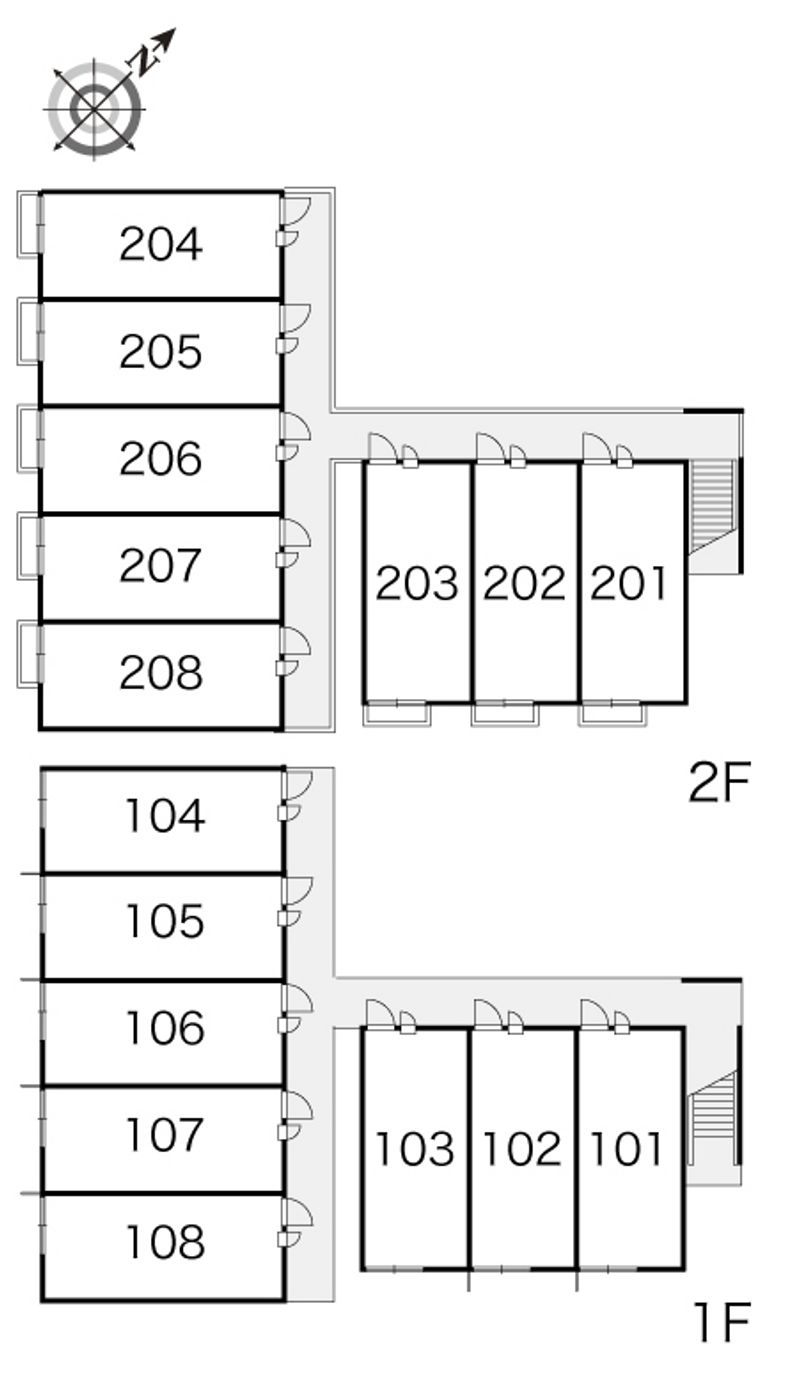 レオパレスＨＡＬ 間取り配置図