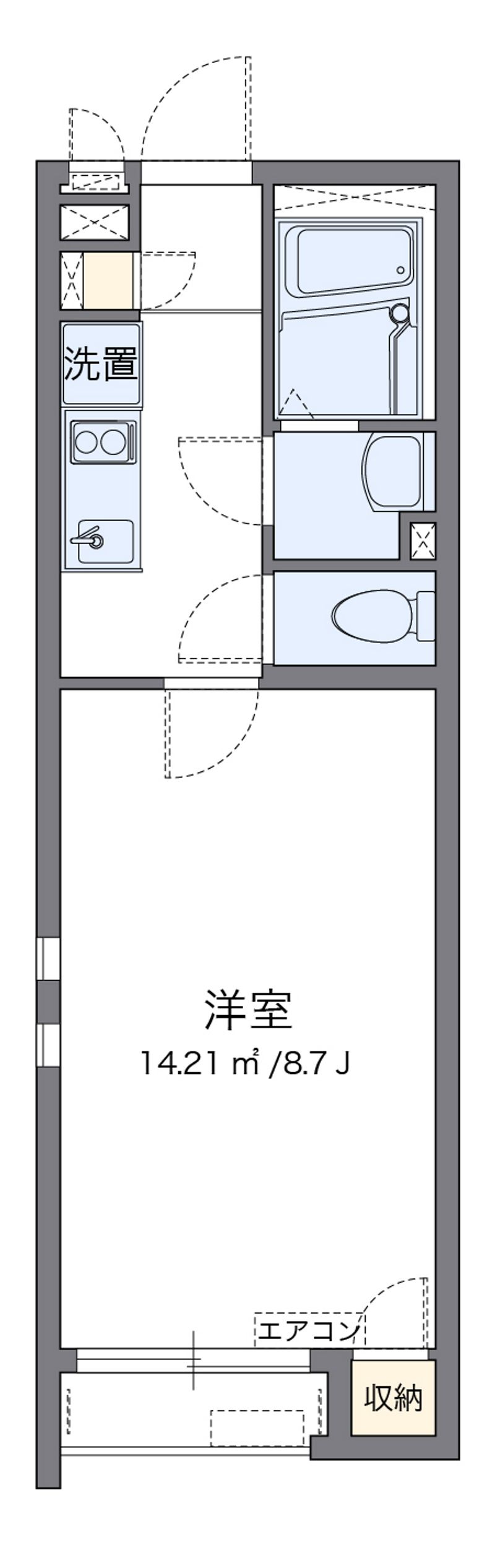 クレイノフォレスト早坂 間取り
