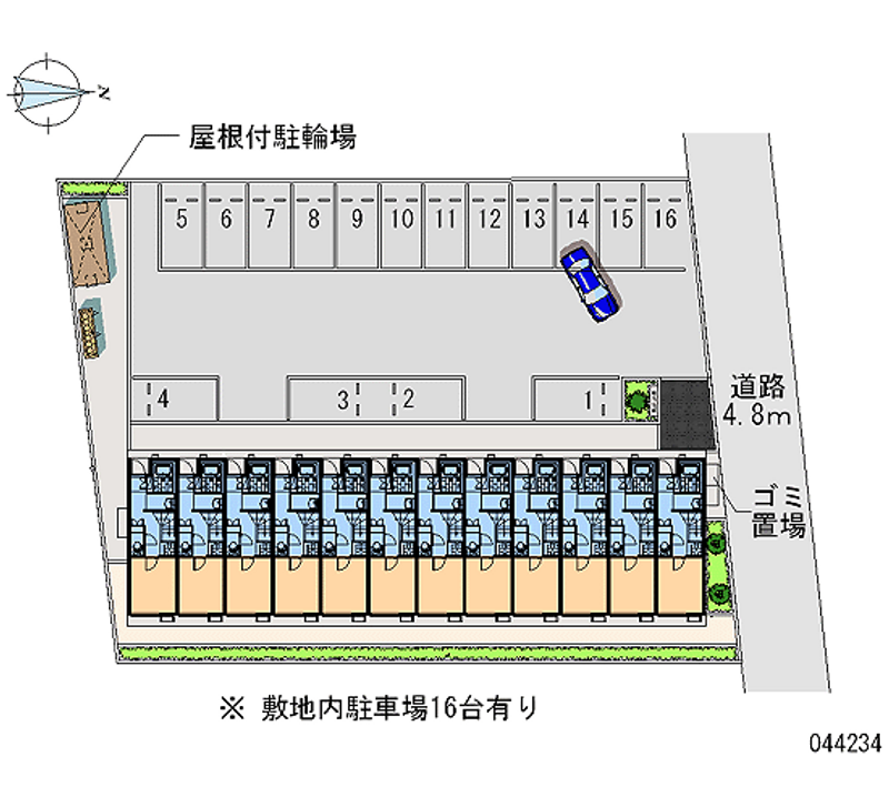 44234 Monthly parking lot