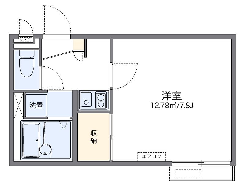 レオパレス石田森南 間取り
