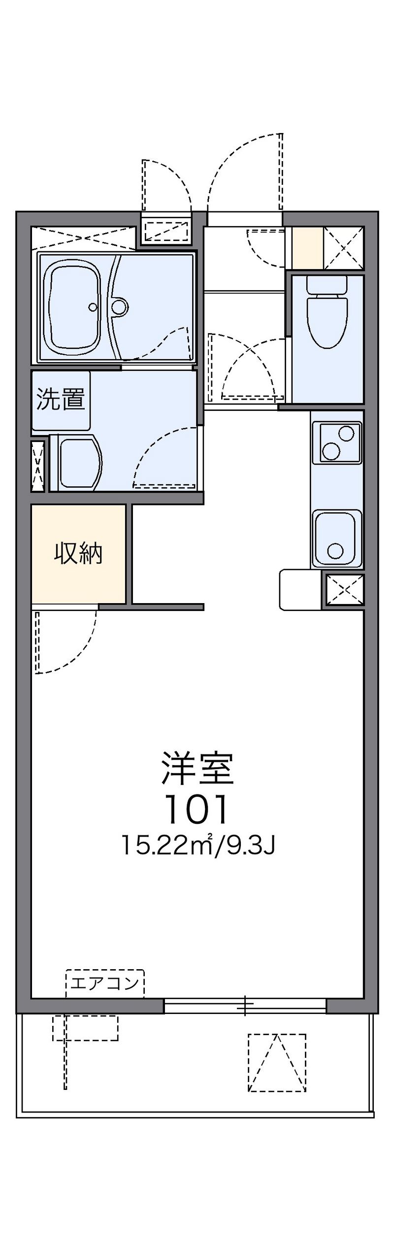 レオネクストブルージュ 間取図