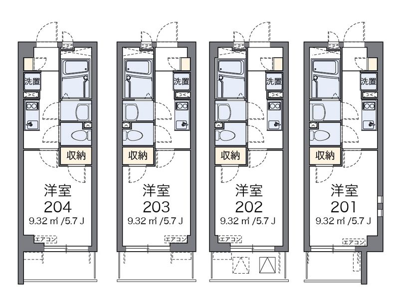 クレイノリレーション中野 間取図