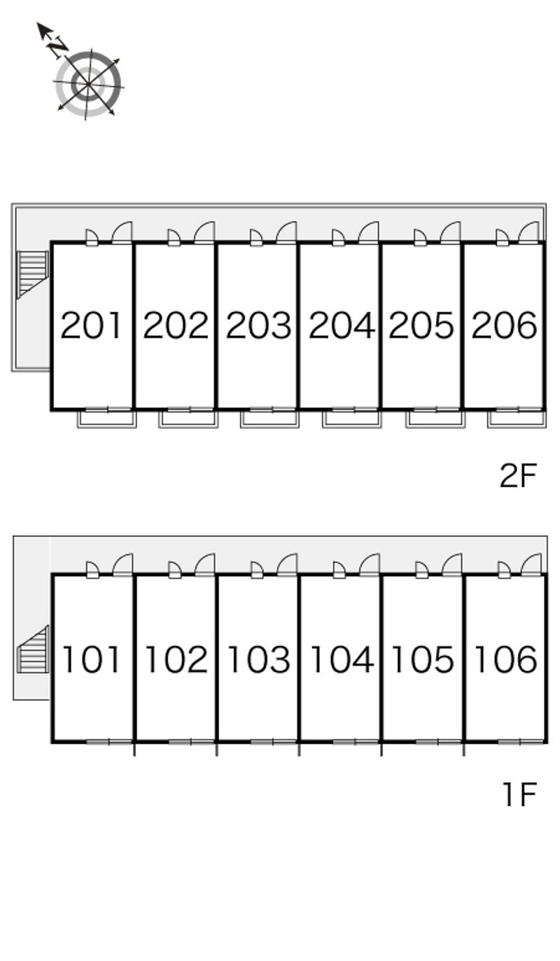 レオパレス和 間取配置図