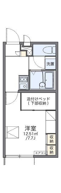 レオパレスフォーシーズン弐番館 間取り図