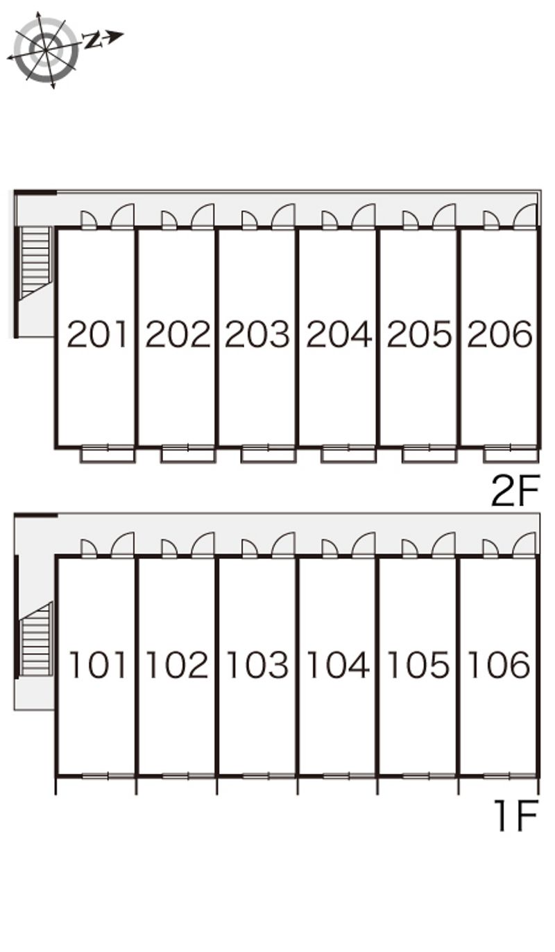 レオパレスエスペランサ 間取配置図