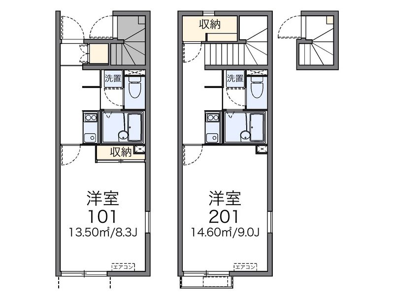 レオネクストＡｖｅｎｉｒ 間取図