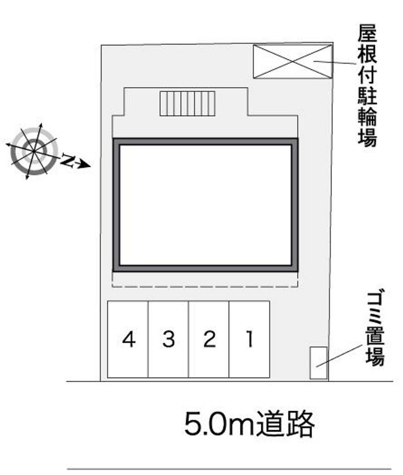 レオパレスレインボーⅡ 配置図