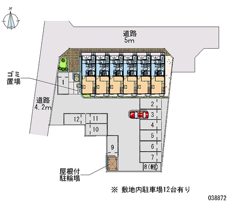 レオパレス菜ノ花 月極駐車場