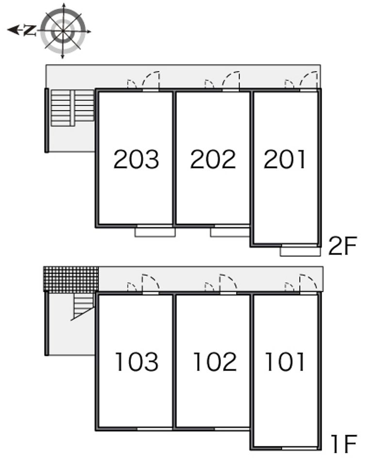 レオパレスＫ＆Ｉ 間取配置図