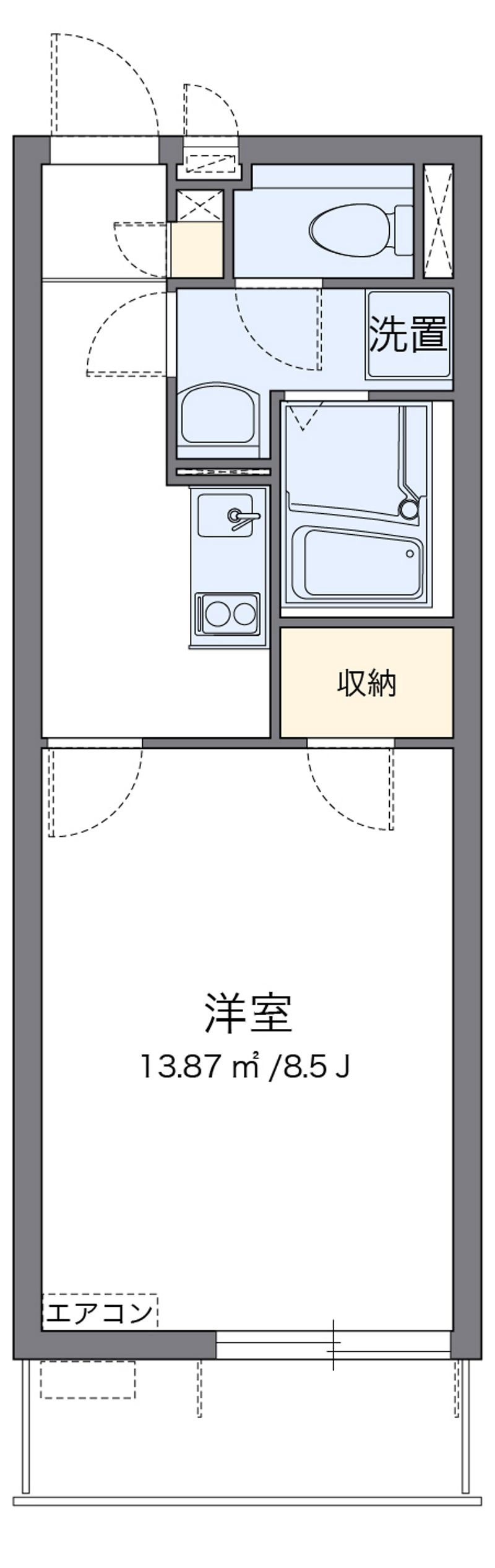 クレイノアイリス鶴ヶ峰 間取り