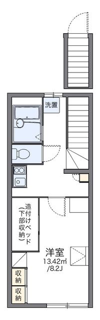 レオパレス矢崎 間取り図