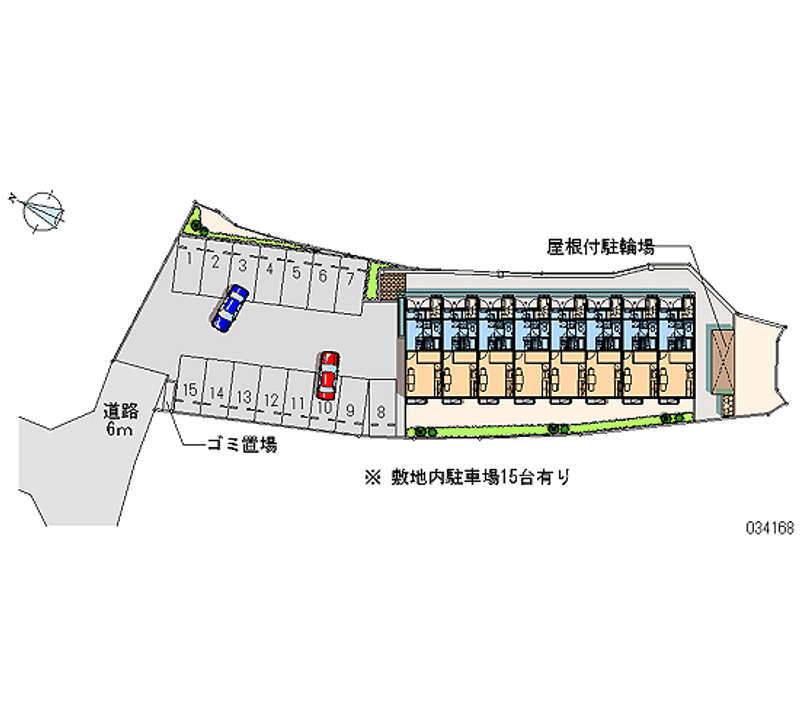 レオパレス三ッ橘 月極駐車場