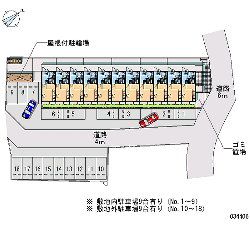 レオパレスビブレ松阪Ⅱ 月極駐車場