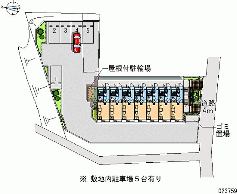 レオパレスカルム石川 月極駐車場