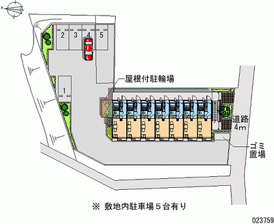 23759 Monthly parking lot