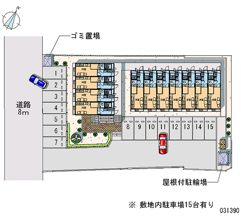 レオパレスいずみ１ 月極駐車場