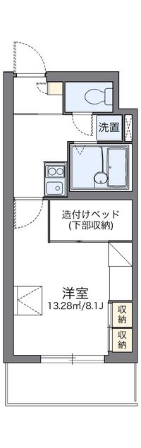 レオパレスサランズ日吉 間取り図