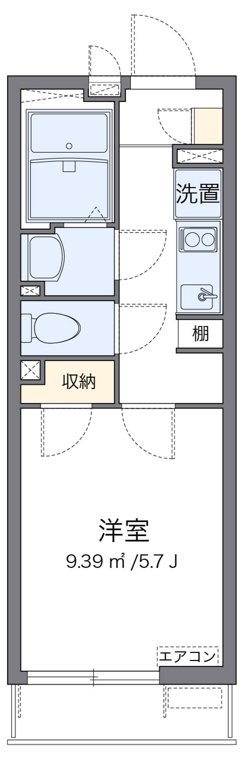 クレイノグリーンブリッジ 間取図