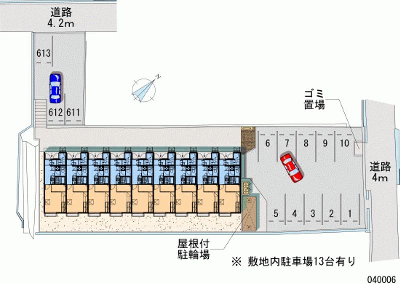 レオパレスセカンドハウスＴＫＭ 月極駐車場