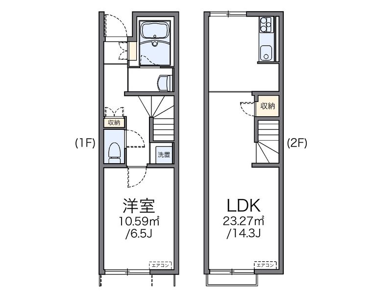 レオネクストＣＡＳＡ　タカノ 間取図
