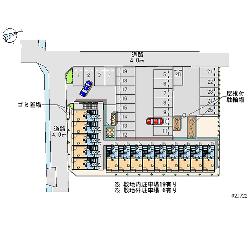 29722 Monthly parking lot