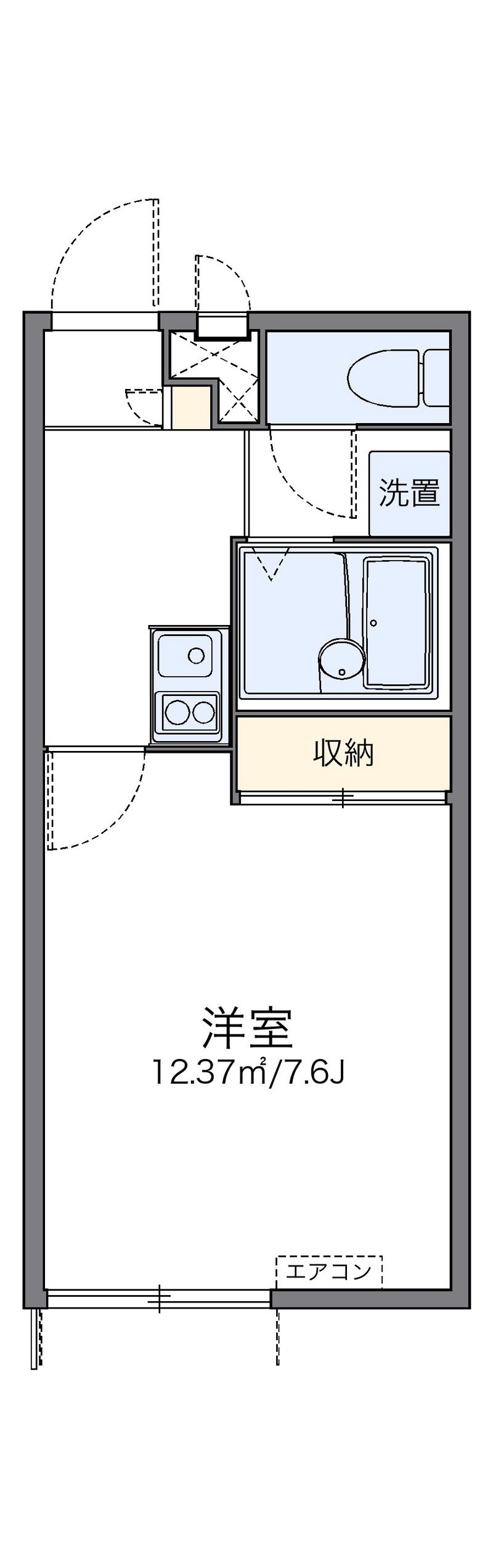 レオパレスＹＹグレース西脇 間取り