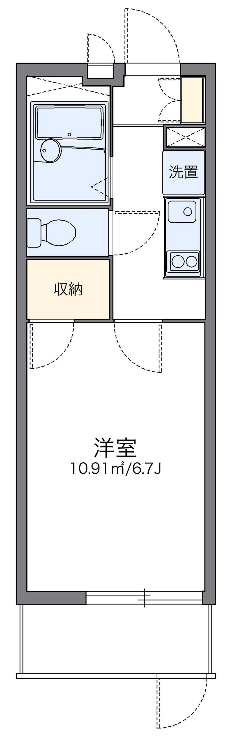 leopalace Chalet Kashii Floor plan