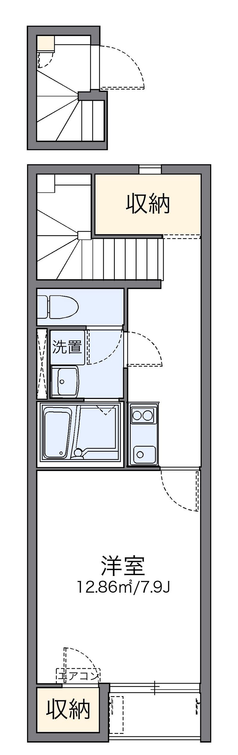 レオネクストイーハトーブⅡ 間取図