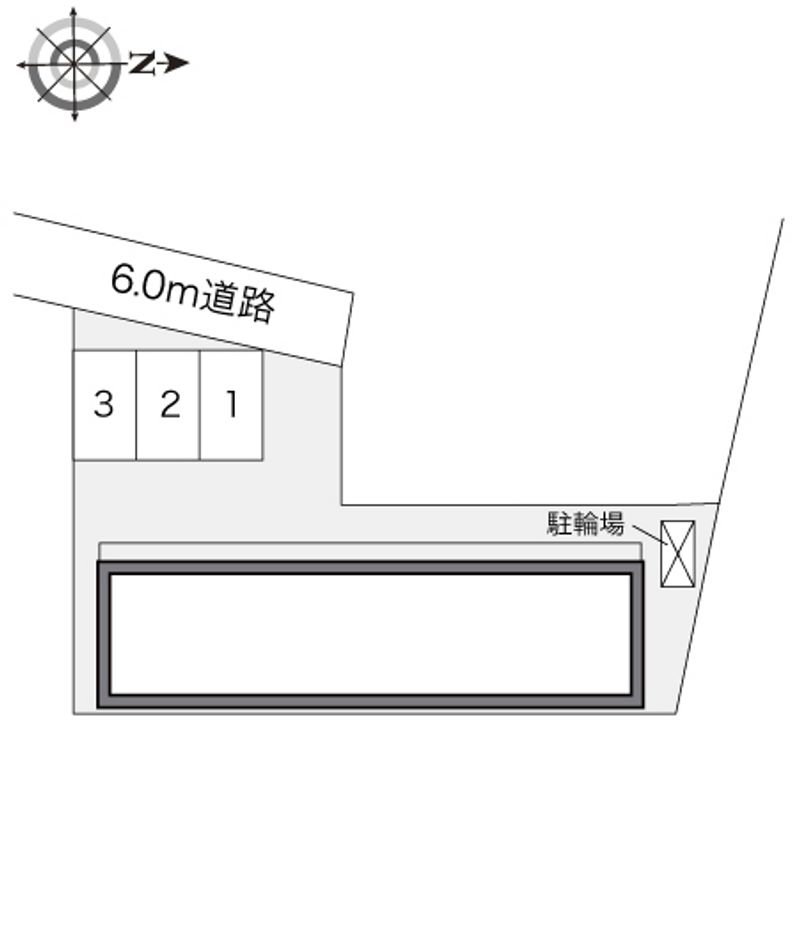 レオパレスサイカチ 配置図