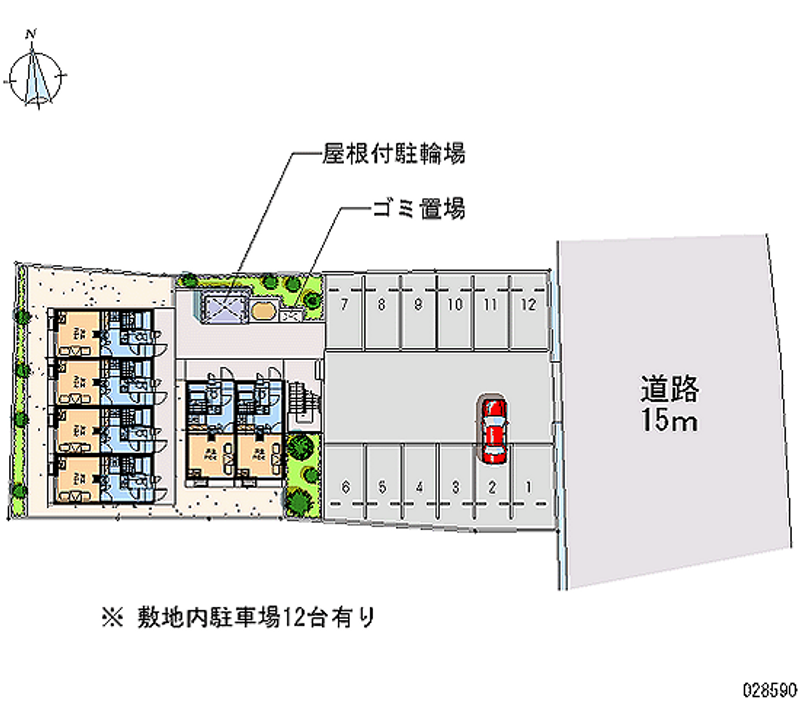 28590 Monthly parking lot